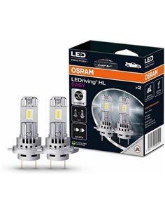 Bombillas LED H7/H18 OSRAM LEDriving HL EASY,  6500K 1400 Lm 12V, Pack 2