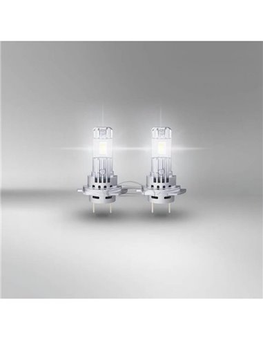 Ampoules LED H7/H18 OSRAM LEDriving HL EASY, 6500K 1400 Lm 12V, Lot de 2