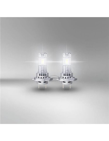Ampoules LED H7/H18 OSRAM LEDriving HL EASY, 6500K 1400 Lm 12V, Lot de 2