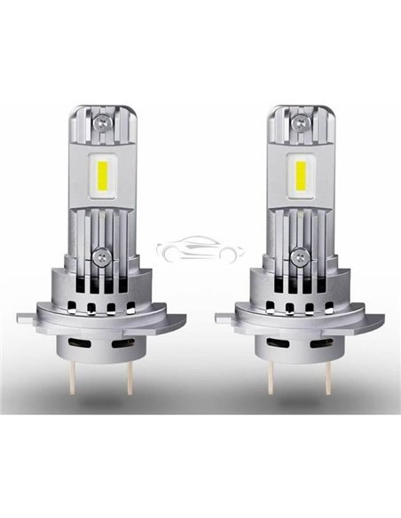 Ampoules LED H7/H18 OSRAM LEDriving HL EASY, 6500K 1400 Lm 12V, Lot de 2