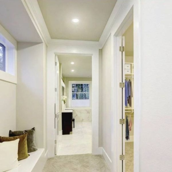 Downlight ultraeficiente empotrable LED Ø10,5cm DIAMOND CUT, redondo, blanco 2,2W 3000K/4000K Ambiente