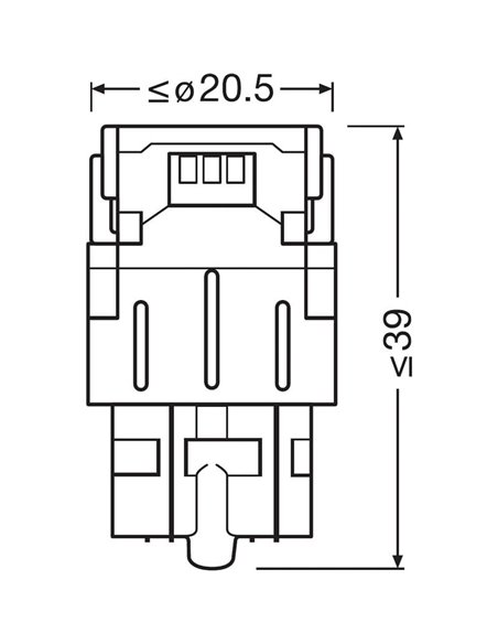 Bombillas LED W21/5W 7515DWP-2BL LEDriving SL 6000K 12V,  Pack 2 (W3x16q)