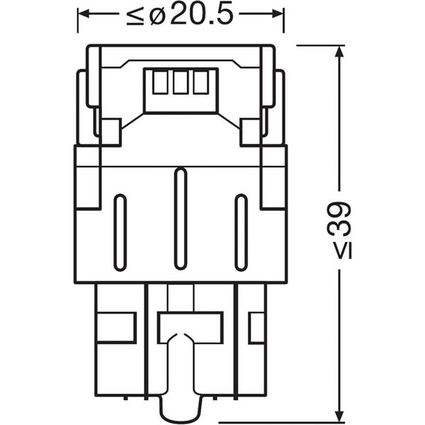 Bombillas LED W21/5W 7515DWP-2BL LEDriving SL 6000K 12V,  Pack 2 (W3x16q)