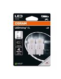 Bombillas LED W21W 12V 6000K 7505DWP-2BL, LEDriving SL,Pack 2