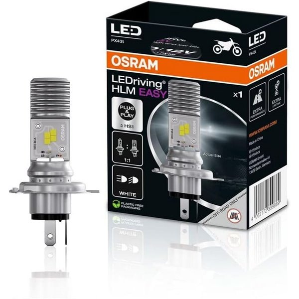 Lâmpada LED HS1 12V 6000K 64185DWESY-1HB LEDriving HLM EASY, PX43t, 5,0W/5,5W