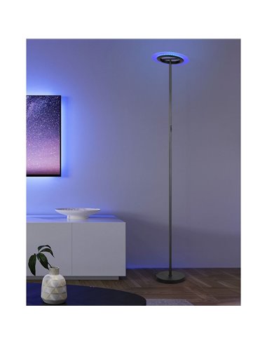 Lámpara de pie SAMBA LED 17W 1700lm, 2700-6500K + RGB IP20