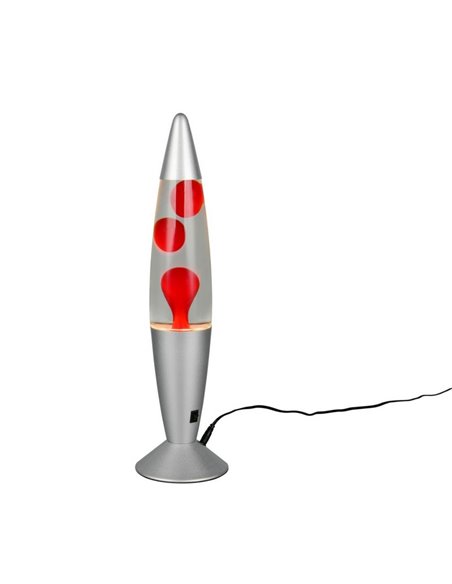 Lampe à lave LED rouge VESUV 21 W 260 lm, 3 000 K IP20