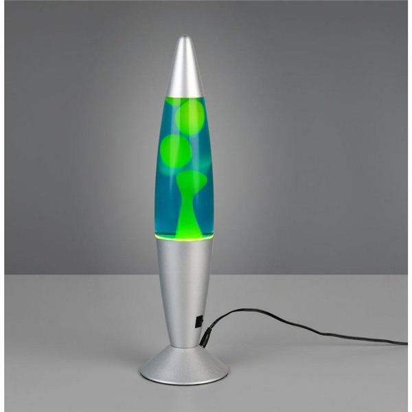 Lámpara de lava LED verde/azul VESUV 21W 260lm, 3000K IP20