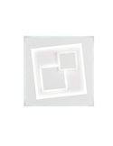 Plafón de techo cuadrado LED DEGAS 34W 3900lm regulable 2700K - 6500K IP20 Blanco
