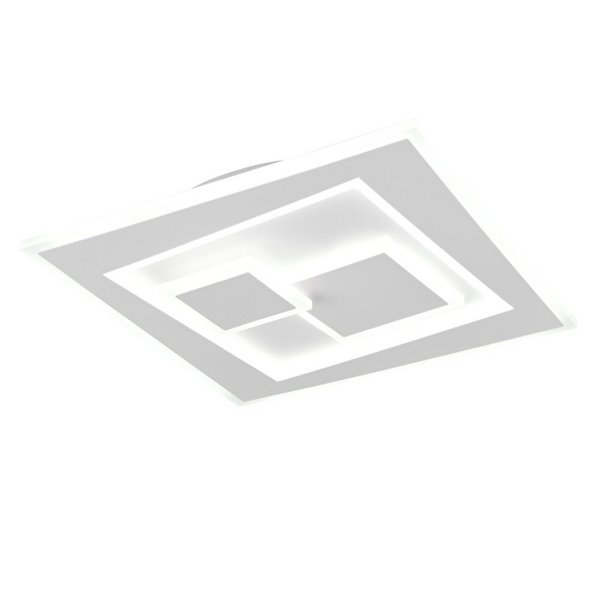Plafón de techo cuadrado LED DEGAS 34W 3900lm regulable 2700K - 6500K IP20 Blanco