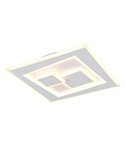 Plafón de techo cuadrado LED DEGAS 34W 3900lm regulable 2700K - 6500K IP20 Blanco