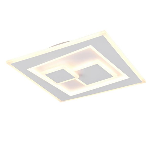 Luminária de teto quadrada LED DEGAS 34W 3900lm regulável 2700K - 6500K IP20 branca