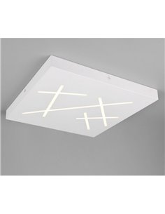 Plafón cuadrado de techo LED SNIP 50x50cm 24W 2800lm, 2700K - 6500K IP20 Blanco 2