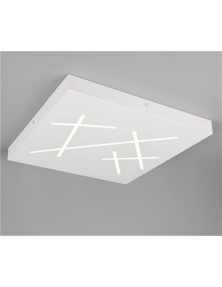 Plafón cuadrado de techo LED SNIP 50x50cm 24W 2800lm, 2700K - 6500K IP20 Blanco