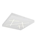 Plafonnier LED carré SNIP 50x50cm 24W 2800lm, 2700K - 6500K IP20 Blanc