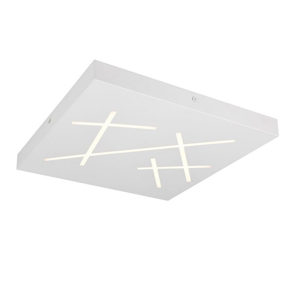 Luminária de teto LED quadrada SNIP 50x50cm 24W 2800lm, 2700K - 6500K IP20 branca