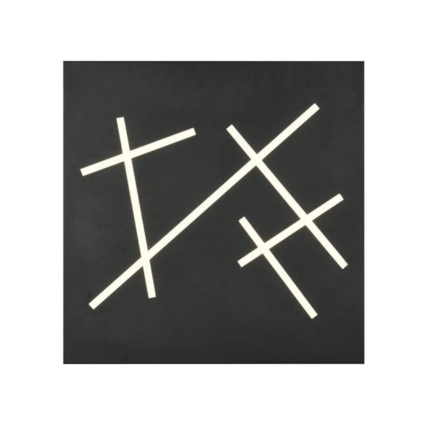 Plafón LED de techo SNIP cuadrado 50x50cm 24W 2800lm, 2700K - 6500K IP20 Negro