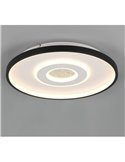 Plafón redondo de techo LED NAZAR 40cm diámetro  20W 2300lm, 3000K IP20 Blanco/Negro