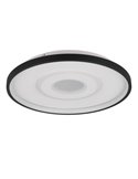 Plafón redondo de techo LED NAZAR 40cm diámetro  20W 2300lm, 3000K IP20 Blanco/Negro
