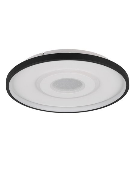 Plafón redondo de techo LED NAZAR 40cm diámetro  20W 2300lm, 3000K IP20 Blanco/Negro