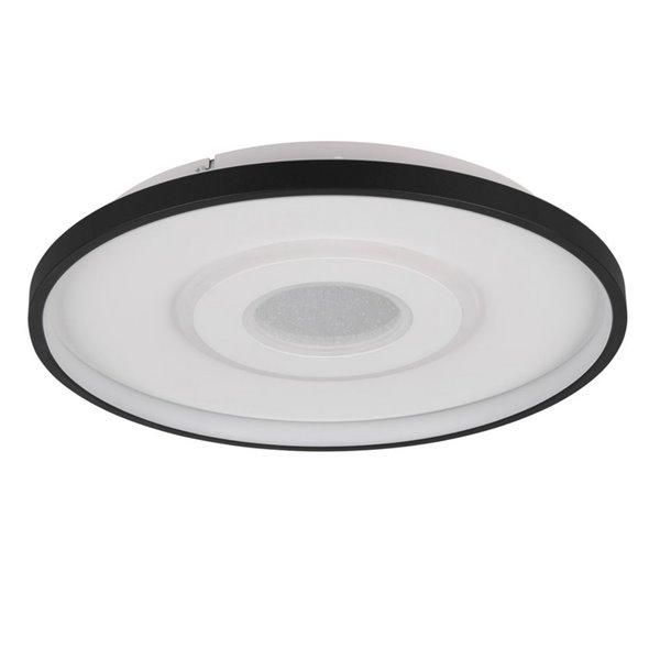Plafón redondo de techo LED NAZAR 40cm diámetro  20W 2300lm, 3000K IP20 Blanco/Negro