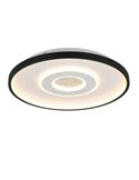 Plafón redondo de techo LED NAZAR 40cm diámetro  20W 2300lm, 3000K IP20 Blanco/Negro