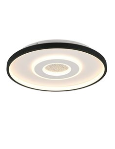 Plafón redondo de techo LED NAZAR 40cm diámetro  20W 2300lm, 3000K IP20 Blanco/Negro