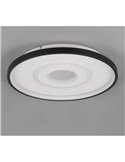 Plafón redondo de techo LED NAZAR 40cm diámetro  20W 2300lm, 3000K IP20 Blanco/Negro