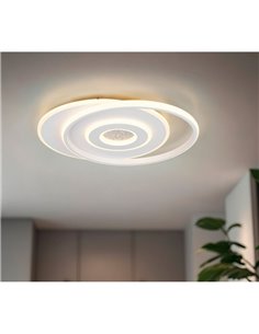 Plafón de techo LED NAZAR varios círculos 36W 3600lm, 3000K IP20 Blanco 2