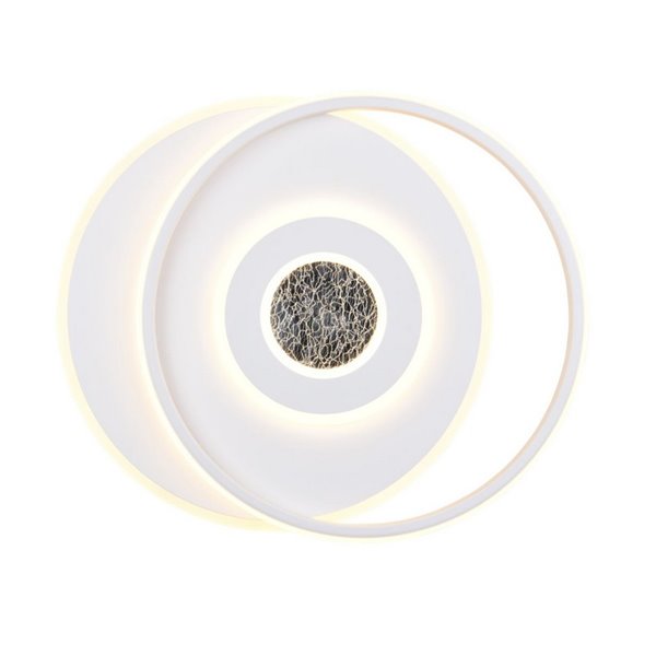 Luminária de teto LED Nazar com vários círculos, 36W, 3600lm, 3000K, IP20, branca