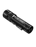 Lampe torche EX7, puissante 6 000 lm, portée 500 m, 3 faisceaux, batterie rechargeable 21700, IP68