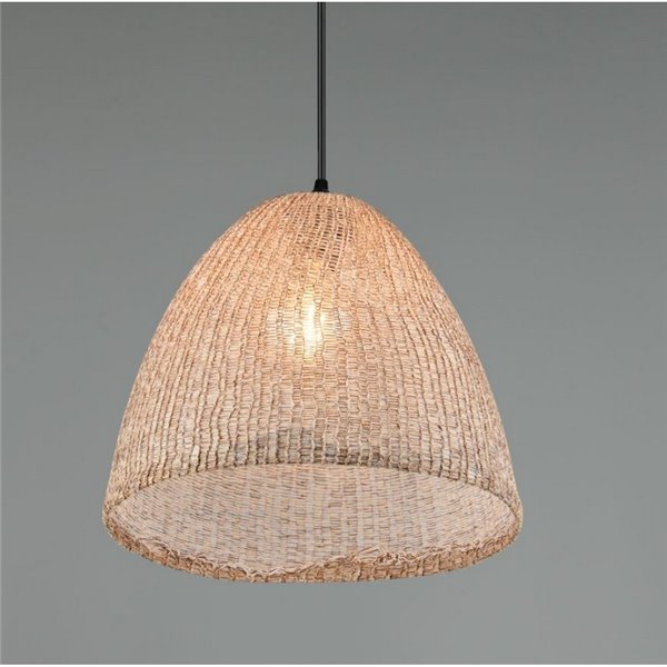 Lámpara de techo KIBITO de tela natural, altura regulable bombilla excl. 1x E27 max. 10W IP20