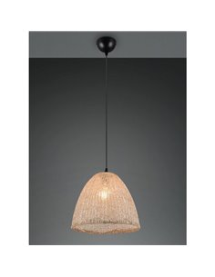 Lámpara de techo KIBITO de tela natural, altura regulable bombilla excl. 1x E27 max. 10W IP20 2