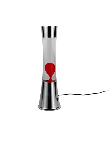 Lampe à lave rouge ETNA 21W 260lm, 3000K IP20