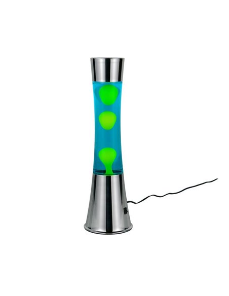 Lámpara de lava azul y verde ETNA 21W 260lm, 3000K IP20