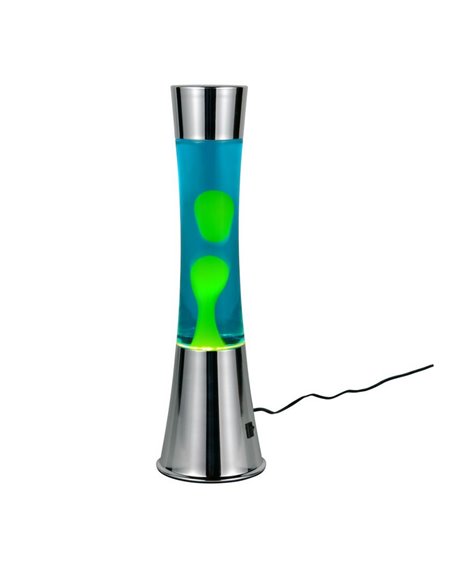 Lámpara de lava azul y verde ETNA 21W 260lm, 3000K IP20
