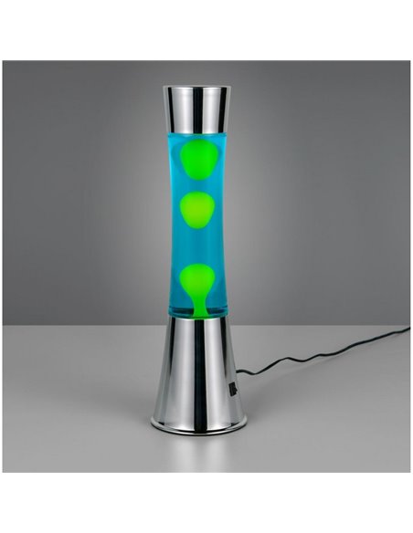 Lámpara de lava azul y verde ETNA 21W 260lm, 3000K IP20