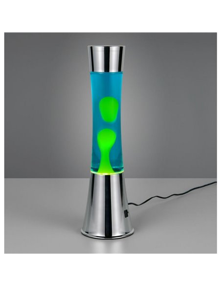 Lámpara de lava azul y verde ETNA 21W 260lm, 3000K IP20