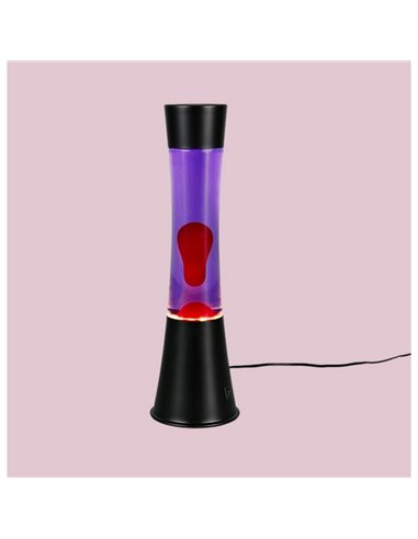 Lámpara de lava morado y rojo ETNA 21W 260lm, 3000K IP20