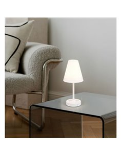 Luminária de mesa recarregável Kenny USB 1,5 W 1x 140 lm, 3000 K IP20 branca 2