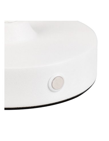 Lámpara de sobremesa recargable KENNY USB 1,5W 1x 140lm, 3000K IP20 Blanco