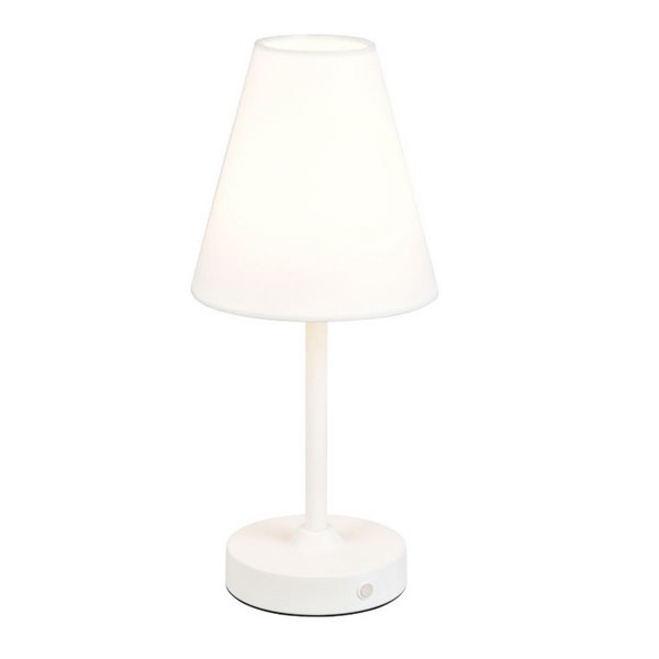 Lámpara de sobremesa recargable KENNY USB 1,5W 1x 140lm, 3000K IP20 Blanco
