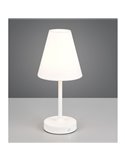 Lámpara de sobremesa recargable KENNY USB 1,5W 1x 140lm, 3000K IP20 Blanco