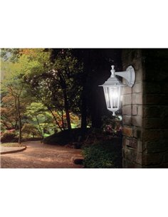Lámpara de pared para exterior tipo farol suspendido LATERNA 5, blanco, IP44, E27 (no incl.) 2
