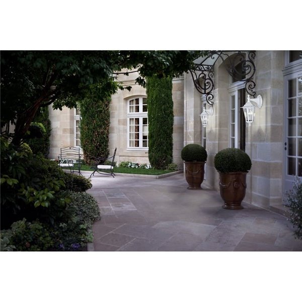 Luminária de parede externa LATERNA 5, lanterna suspensa, branca, IP44, E27 (não incl.)