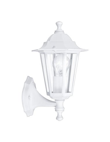 Lámpara de pared para exterior tipo farol sostenida LATERNA 5, blanco, IP44 E27 (no incl.)