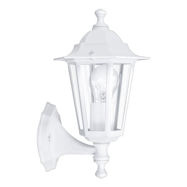 Lámpara de pared para exterior tipo farol sostenida LATERNA 5, blanco, IP44 E27 (no incl.)