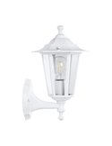 Lámpara de pared para exterior tipo farol sostenida LATERNA 5, blanco, IP44 E27 (no incl.)