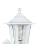 Lámpara de pared para exterior tipo farol sostenida LATERNA 5, blanco, IP44 E27 (no incl.)