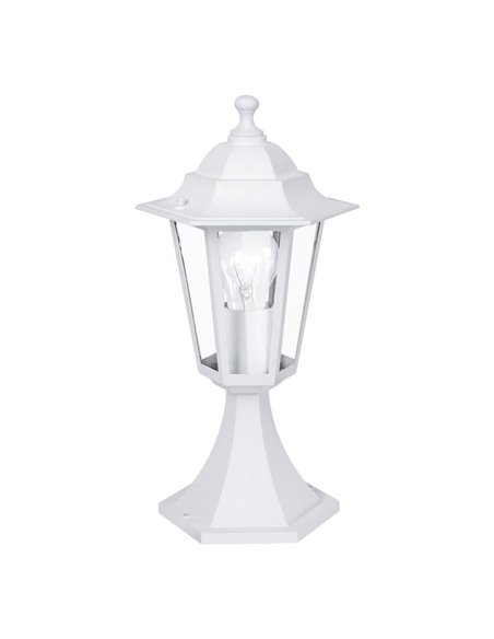 Lámpara de sobremuro exterior tipo farol LATERNA 5 blanco, IP44 E27 (no incl.)